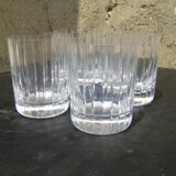 Quatre verres en cristal de Baccarat modèle Harmonie