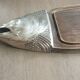 Wood/Silver Metal cutting board