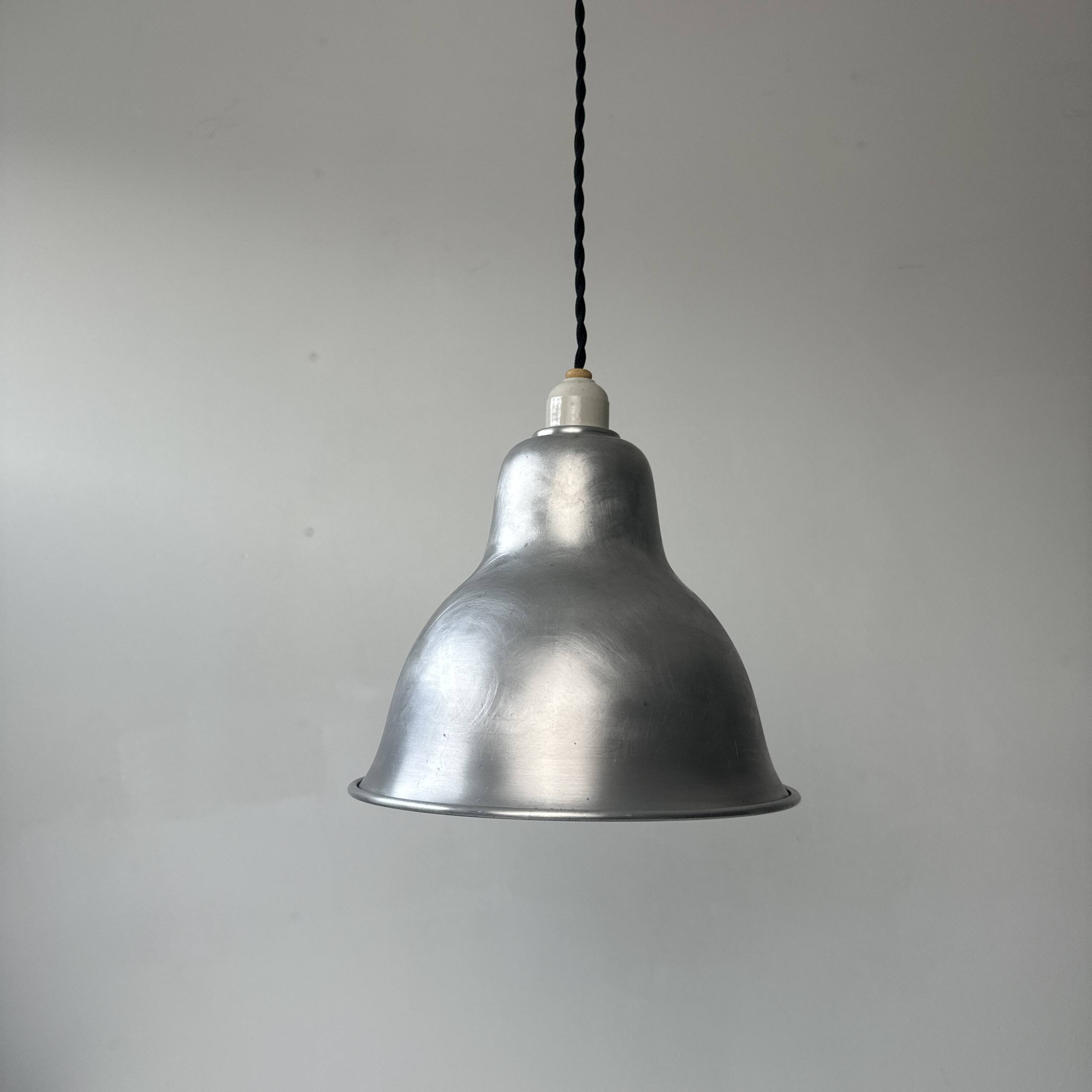 Old vintage aluminum workshop suspension