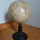 Lebegue 19th century Napoleon III world map globe