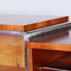 Bauhaus Czechia Sideboard in Walnut and Chrome-Plated Steel by Robert Slezak, 1930s