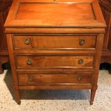 Small secretary English donkey back office Madame 3 drawers