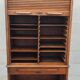 Old oak curtain filing cabinet