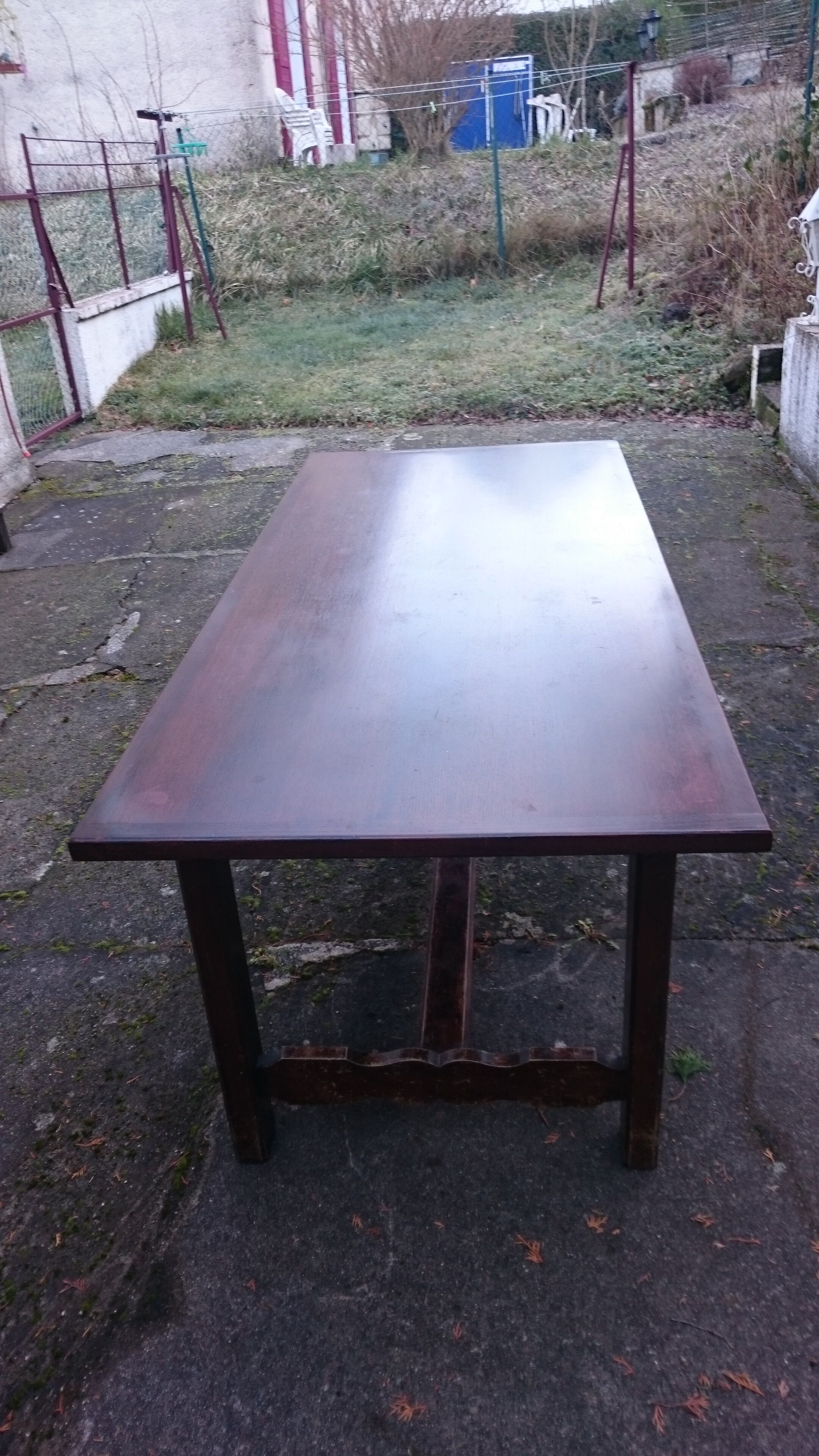 Oak farm table