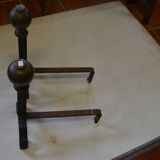 Wrought iron and brass channels