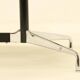 Eames Segmented Oval Dining Table in White Marble & Stainless Steel