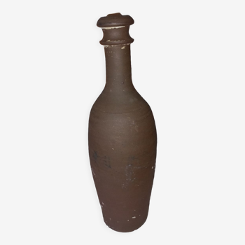 Terracotta pottery bottle