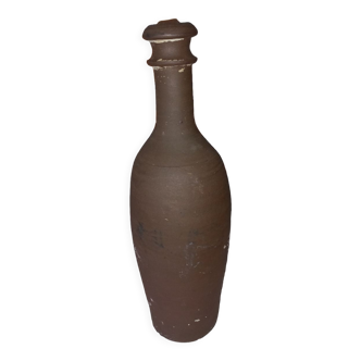 Terracotta pottery bottle