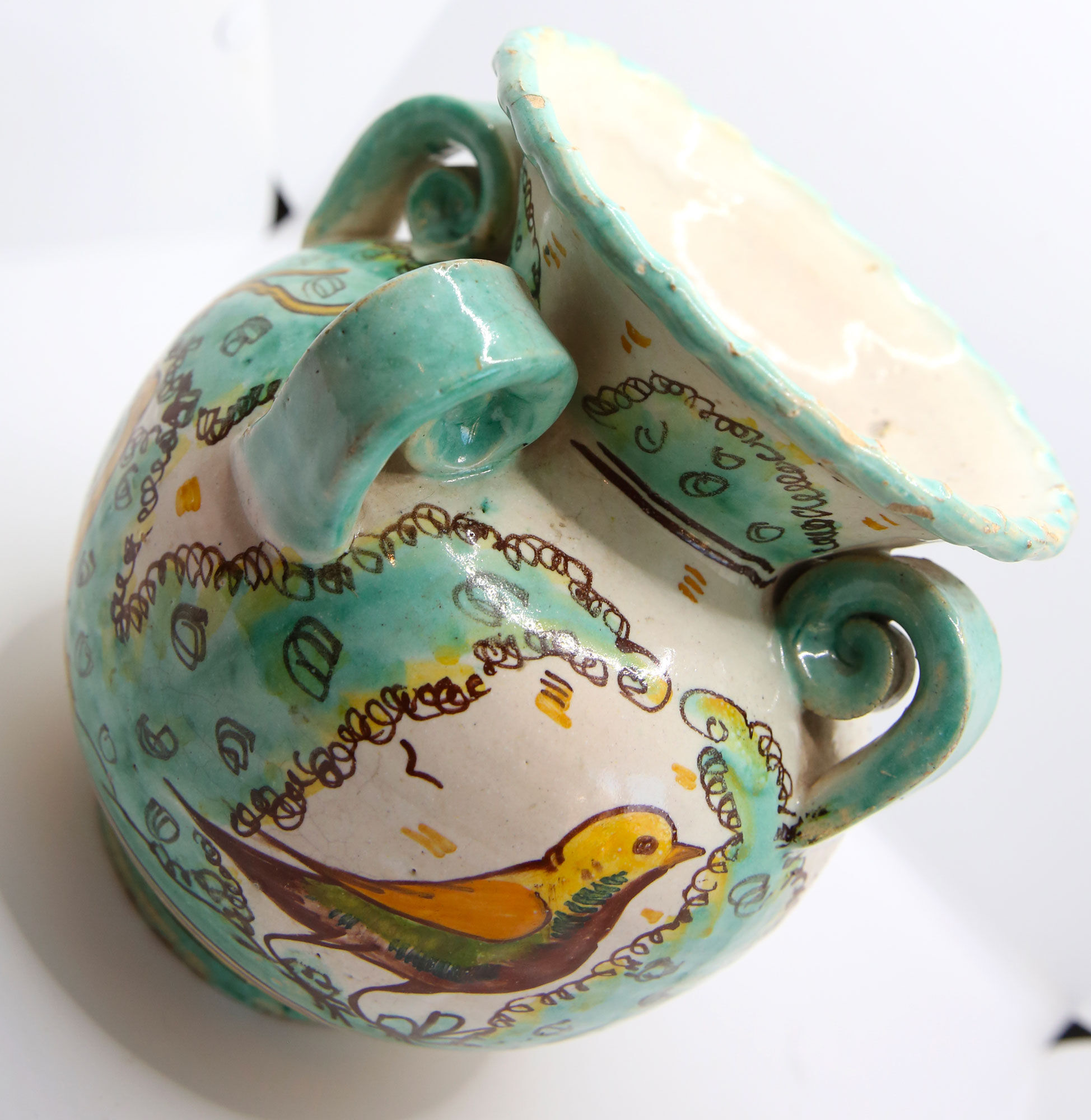 Vintage Spanish vase ode to nature by Arzobispo