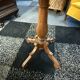 Side table in veneer
