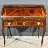 Mahogany and Rosewood Cylinder Desk, Louis XV period – 1st part XVI