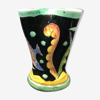 Grandjean-jourdan vase vallauris decoration seabed free form