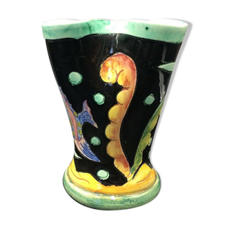 Grandjean-jourdan vase vallauris decoration seabed free form