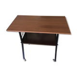 Wooden rolling table