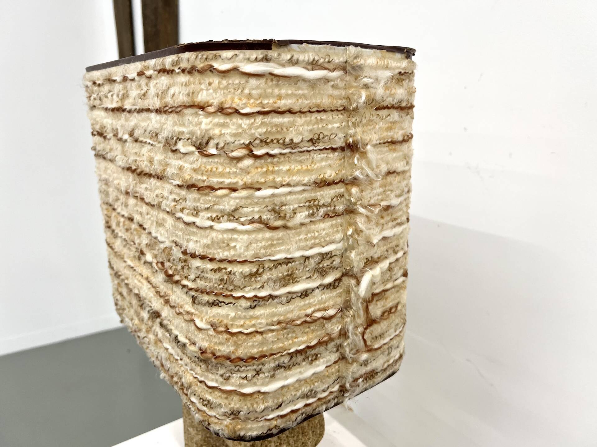 Lampe brutaliste dans le goût de Tormos, années 70