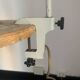 Vintage 1950s architect's reading lamp Jumo GS2 grey mouse - 70 cm