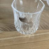 Longchamp Arques crystal carafe + 6 glasses