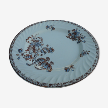 Floor plate in earthenware