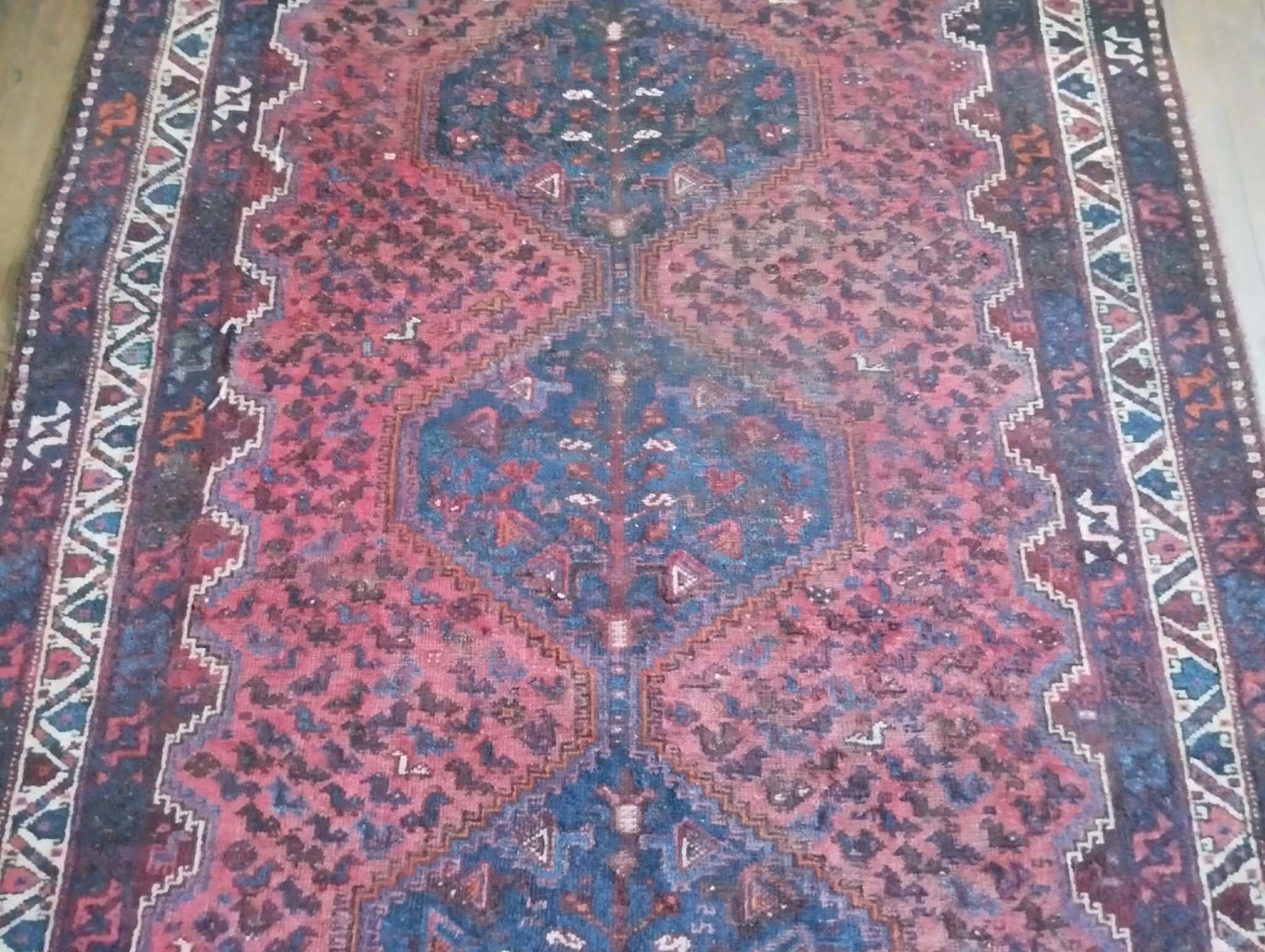 Handmade Qashqai Persian rug 288x207cm