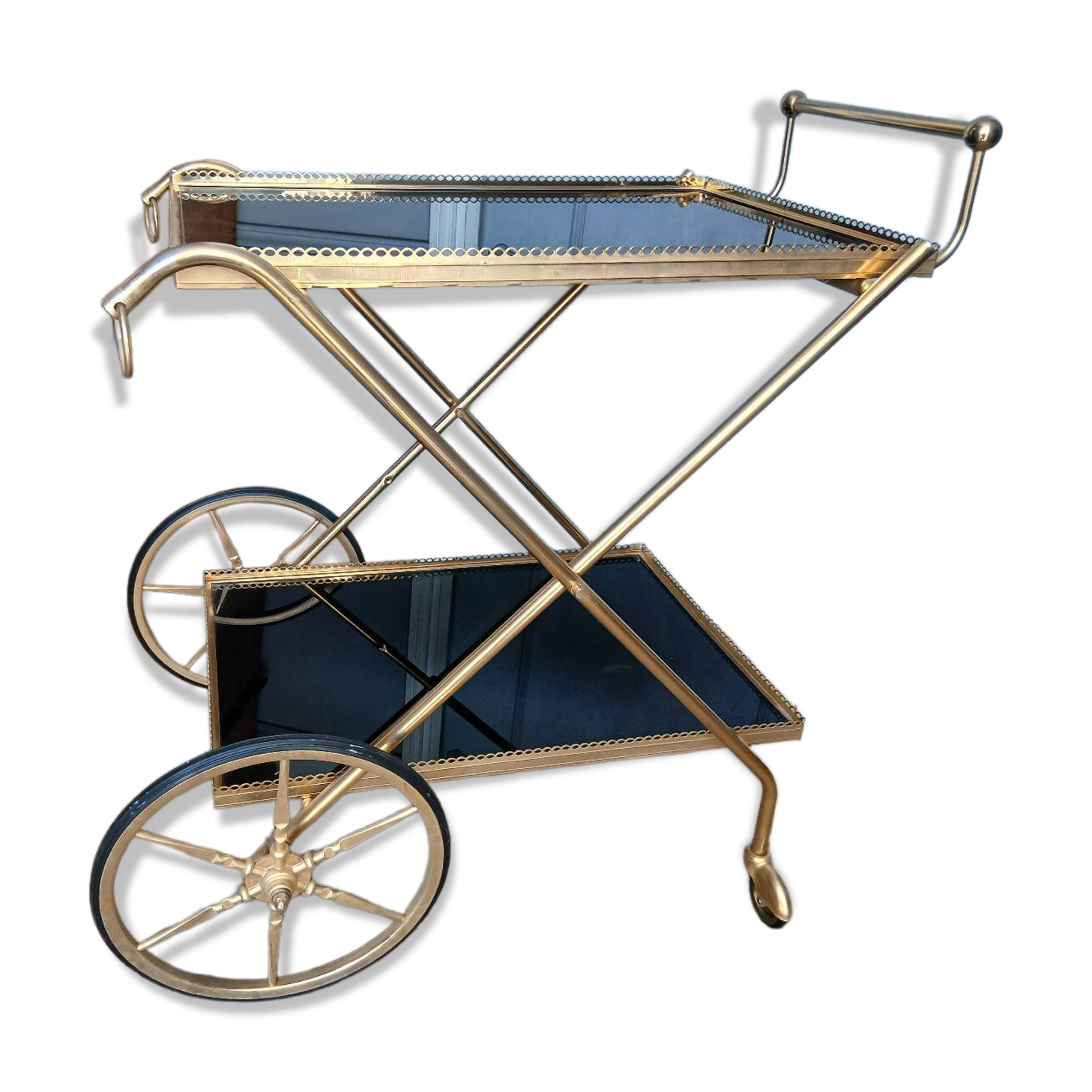 Mobile serving cart, 1970s bar
