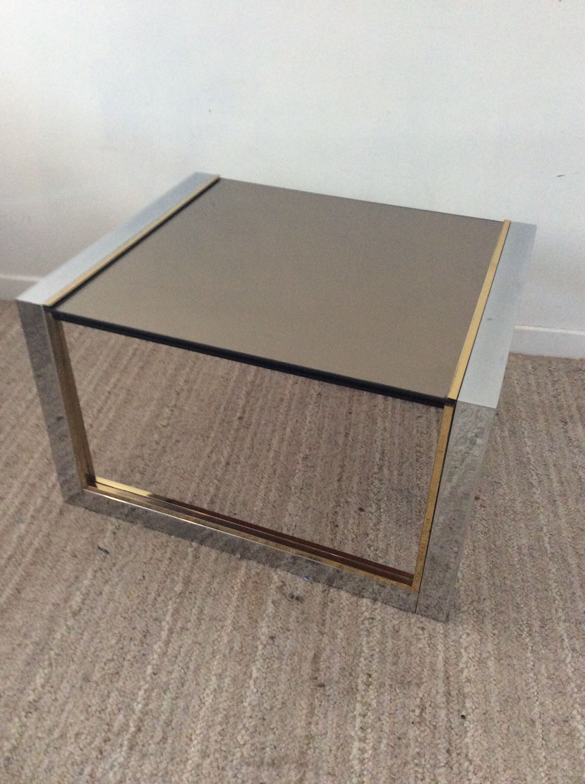 Duo of nesting tables Romeo Rega Italy from the 70s