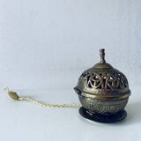 Indian brass lamp