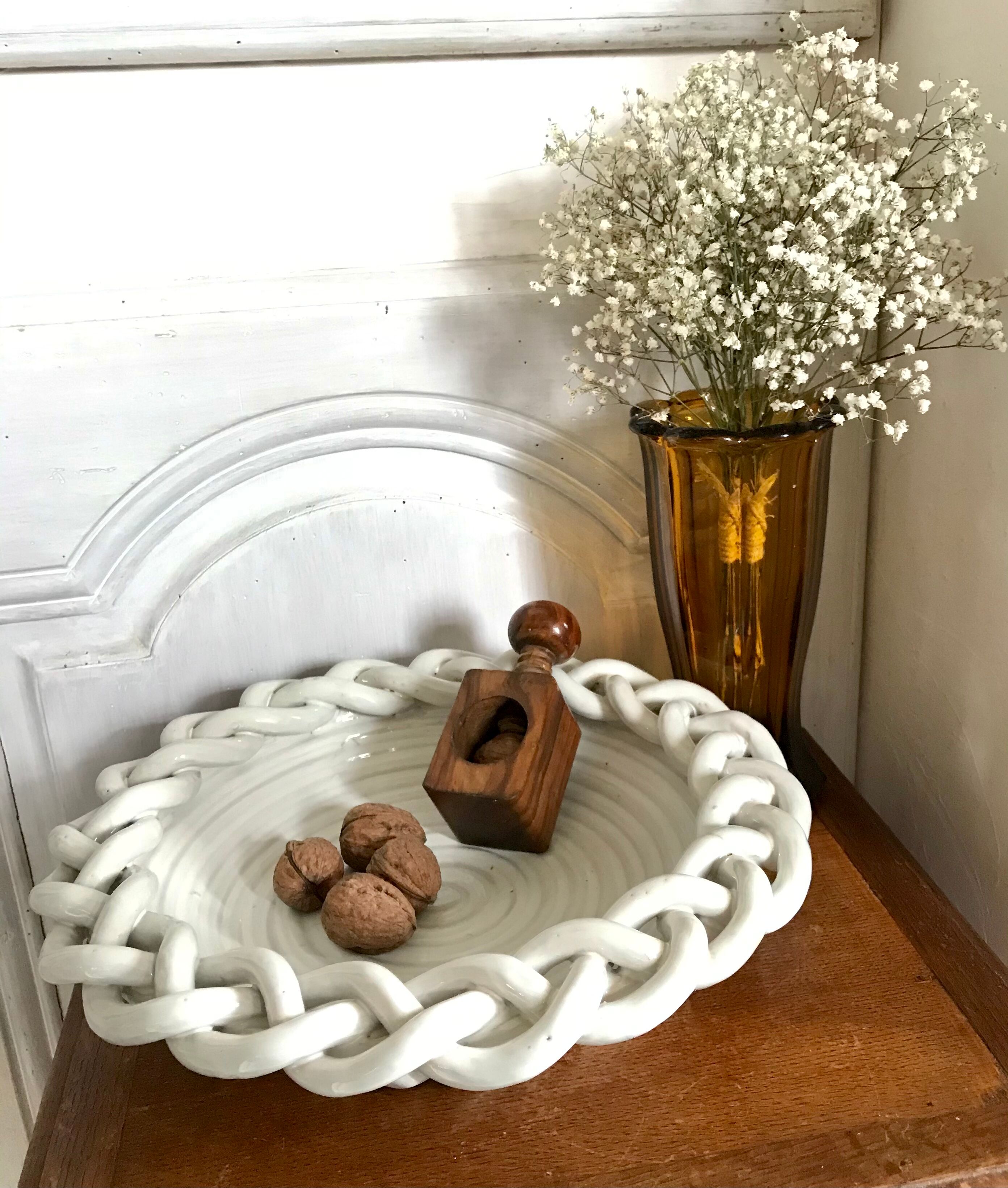 Braided ceramics cut