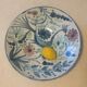 Ceramic plate signed Maja