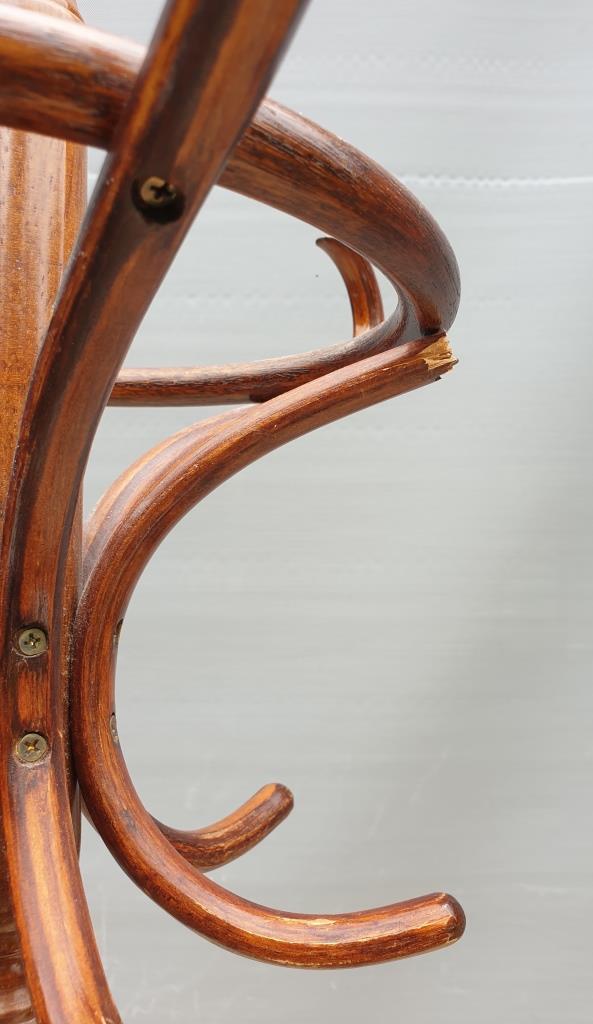 Coat rack bistro parrot 11 hooks style 1900