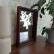 Vintage wooden mirror from the 50s/60s 39*29 cm