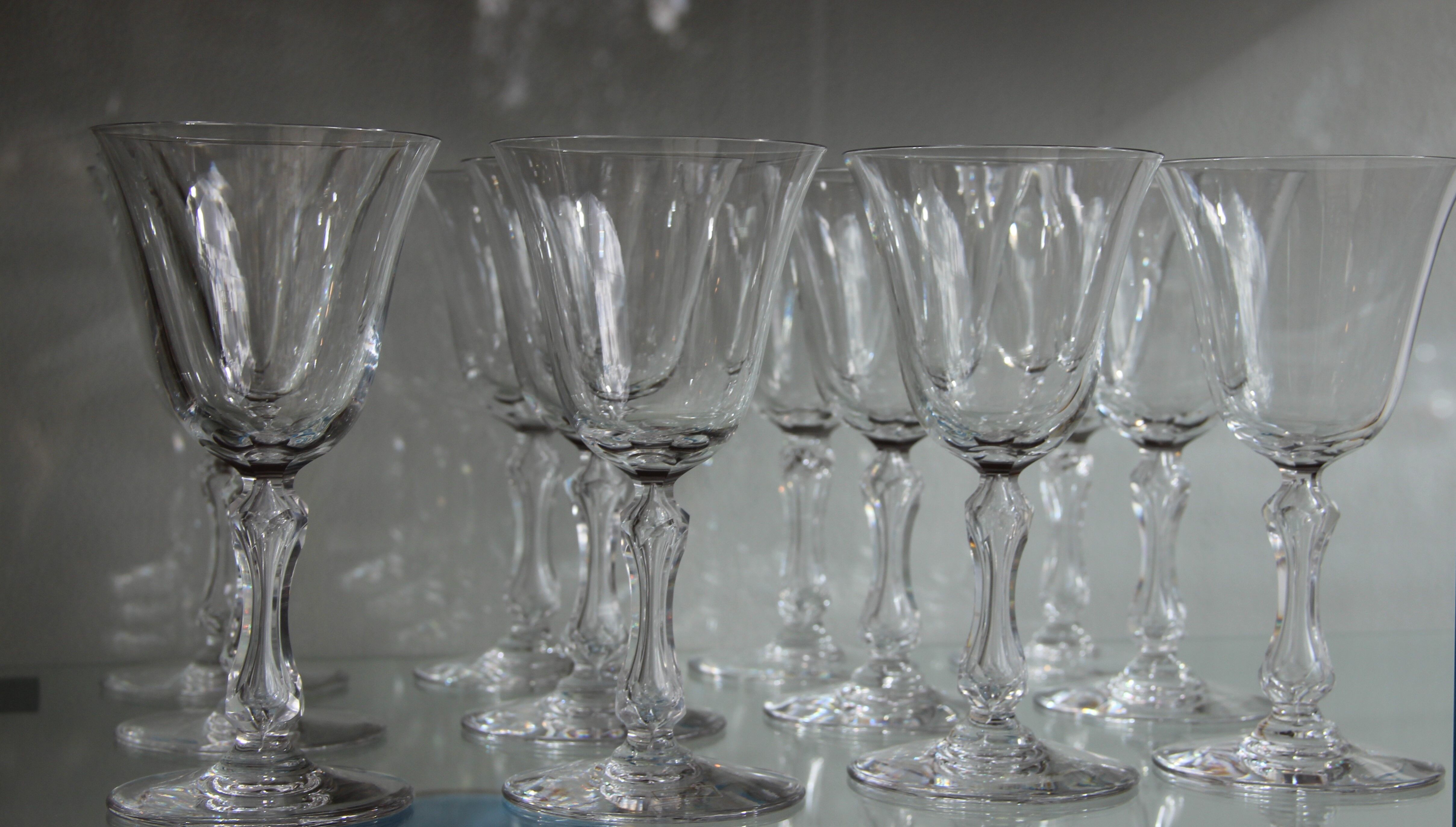 12 verres à eau modèle lozère Cristal Saint Louis