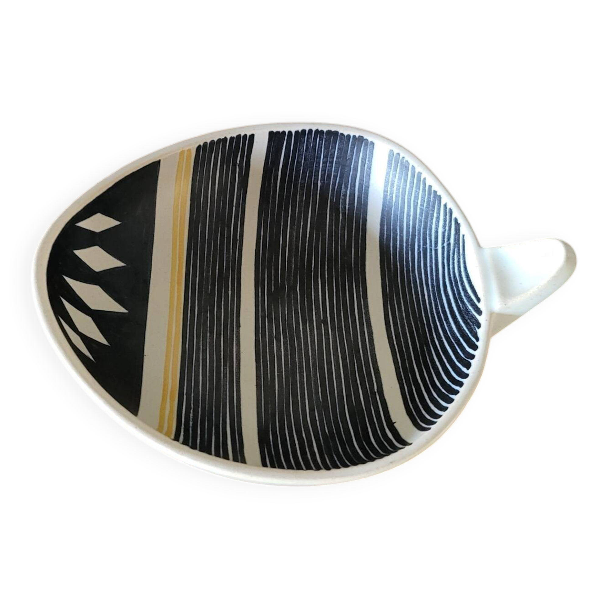 Ceramic Bowl/ Ashtray Dlg Capron Vallauris/ Made In Finland