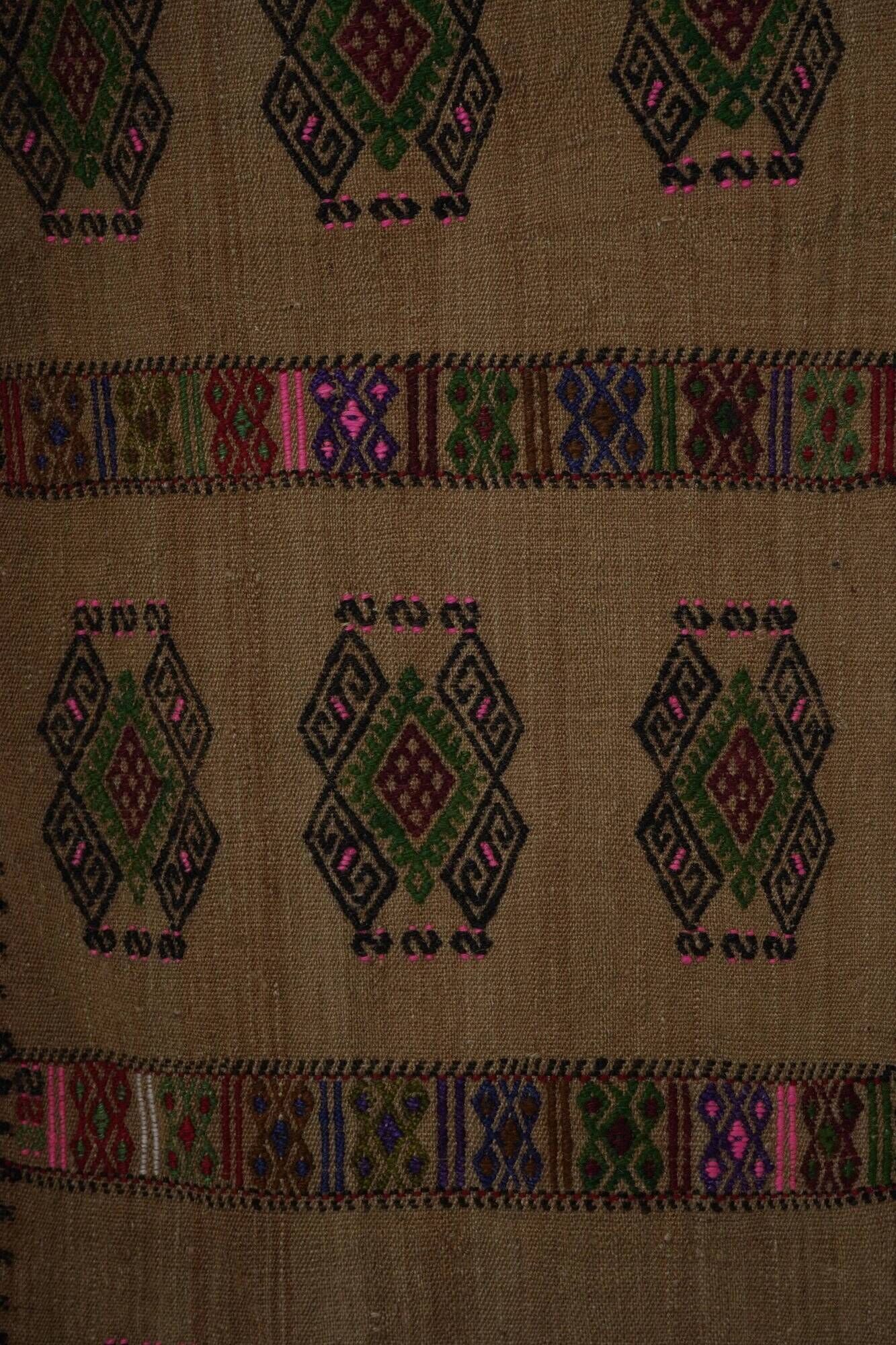 Vintage Turkish hallway rug 58x652 cm