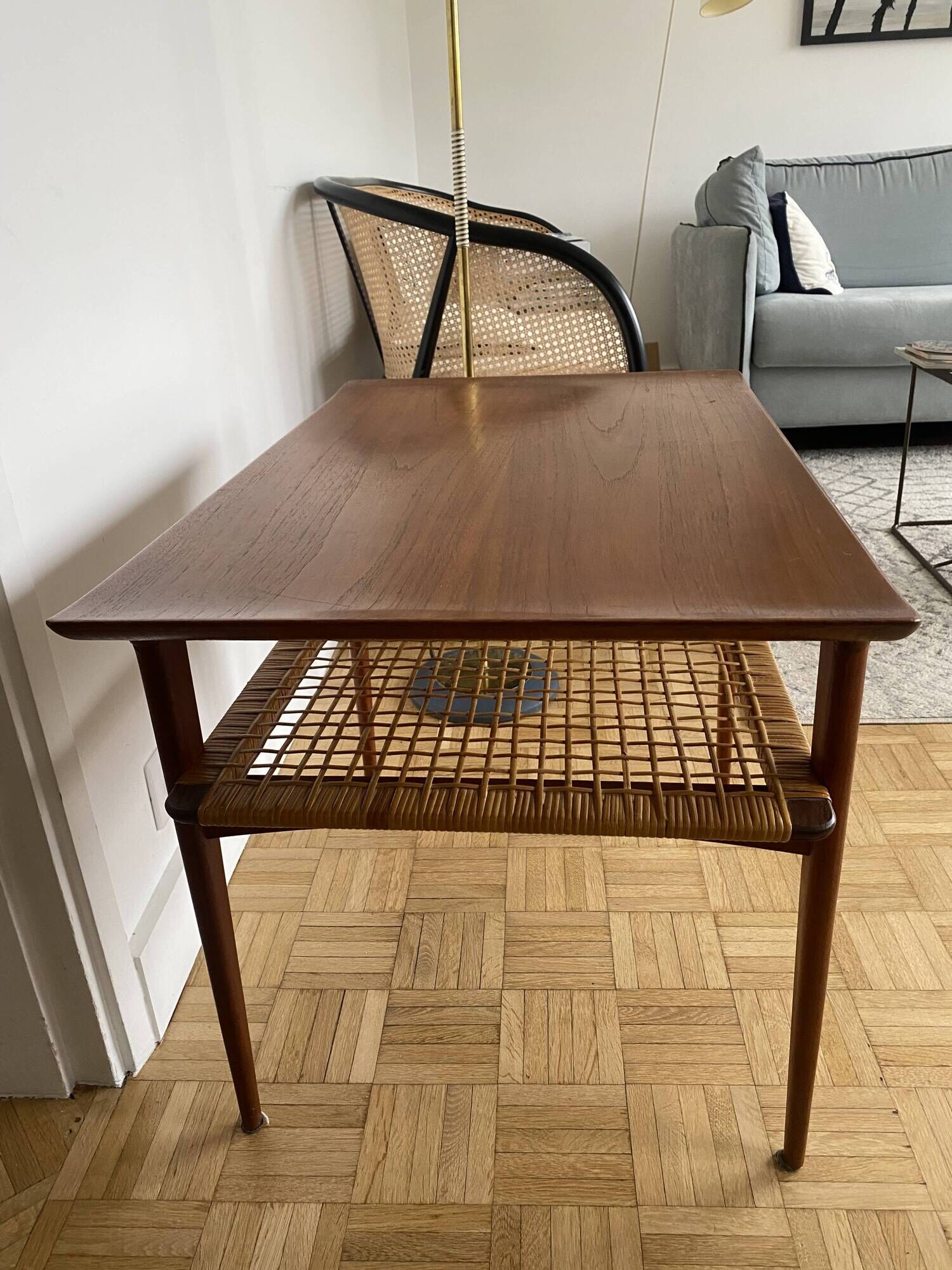 Danish teak side table by Johannes Anderson