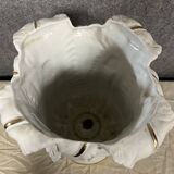 Albert Laurent Limoges: large vase entitled "les algues" Art Deco period circa 1940