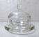 Beurrier cloche individuel en verre