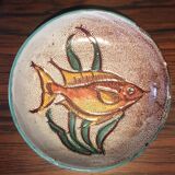 Vallauris decor fish plate