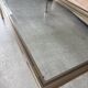 Brass/glass table designed by Pierre Vandel Paris