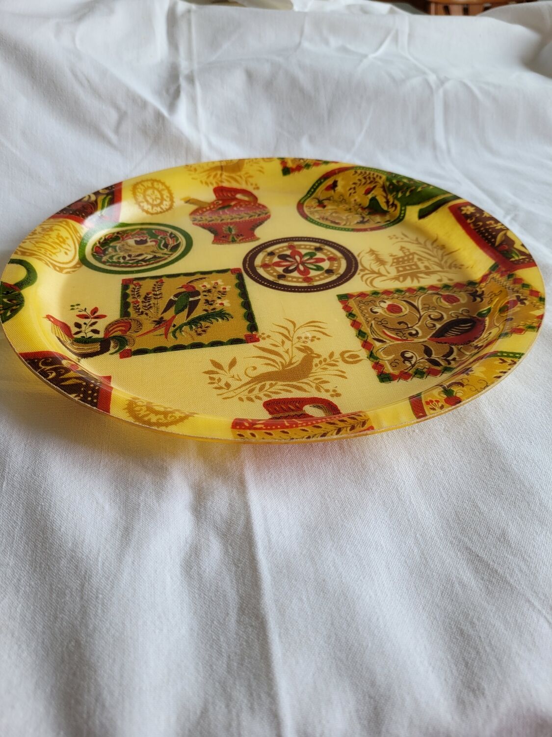 Yellow toptop with fiberglass patterns