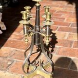 Pair of candlesticks with bayonet