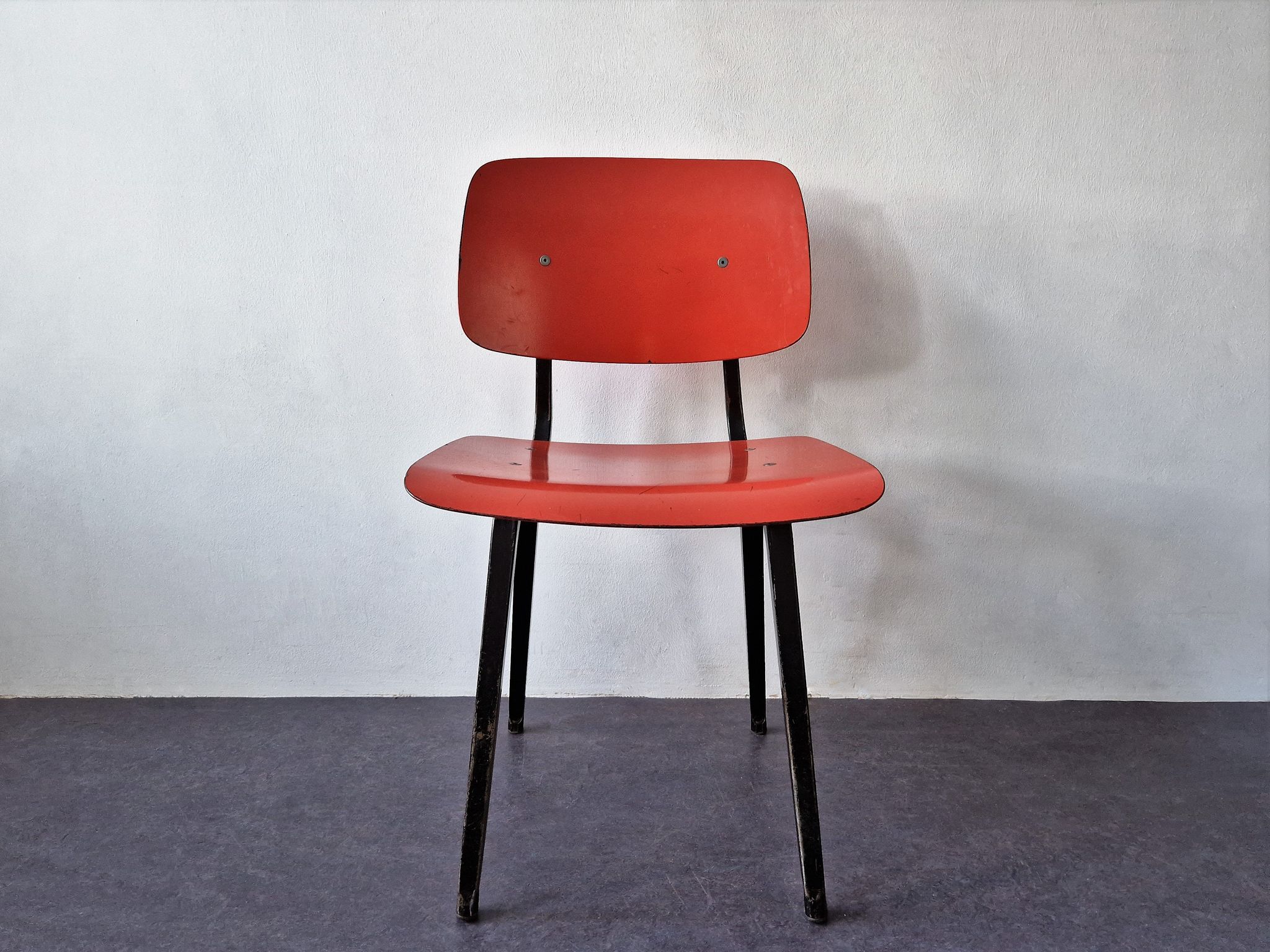 6 Revolt chairs by Friso Kramer for Ahrend De Cirkel, the Netherlands, 1956