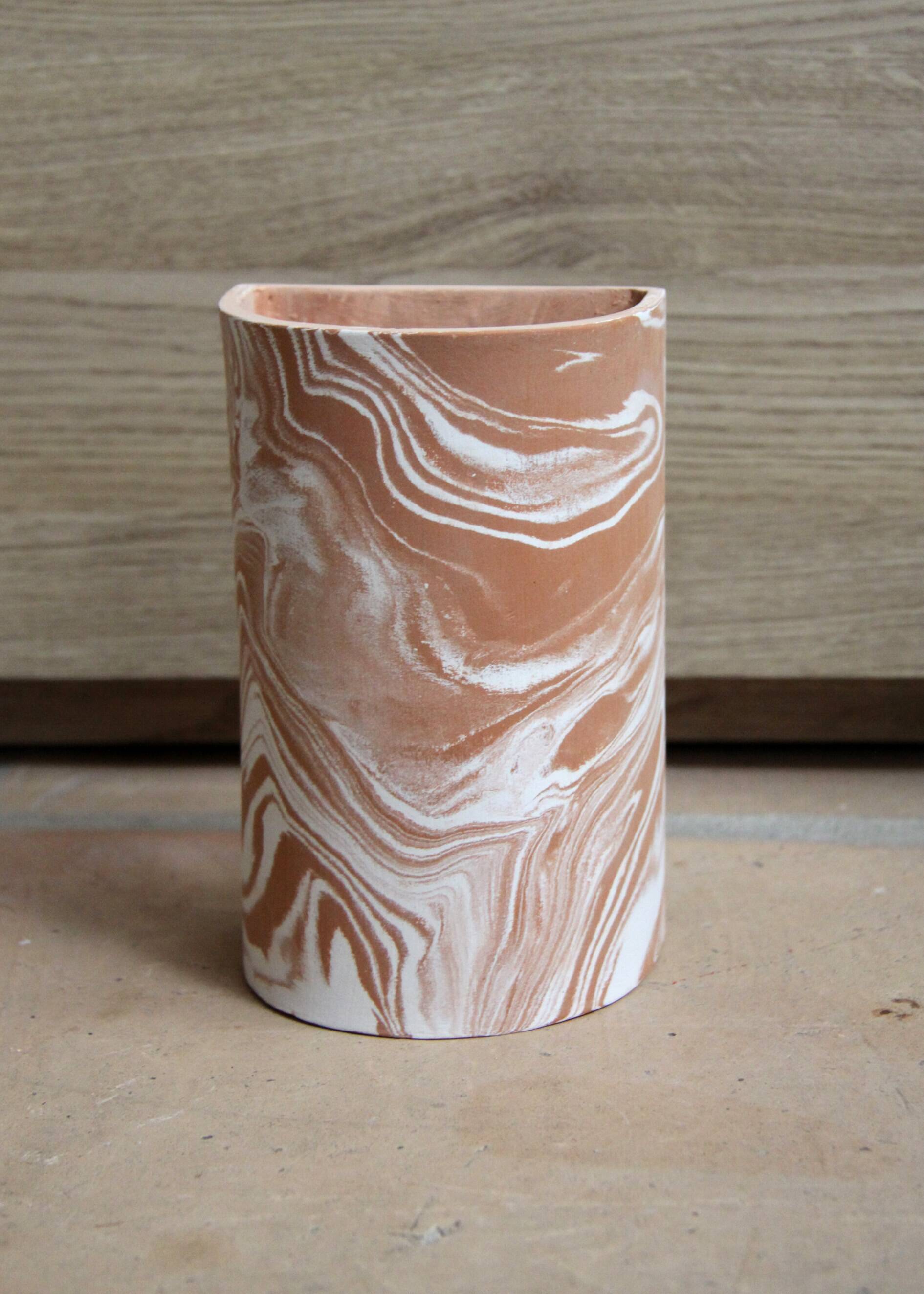 applique in mixed earths