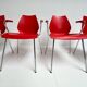 Set of 4 Maui Kartell chairs by Vico Magistretti, 1980s
