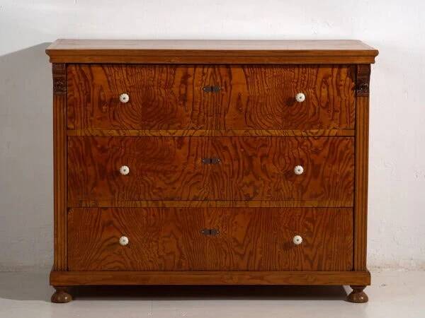 Antique Biedermeier chest of drawers (circa 1850) #63
