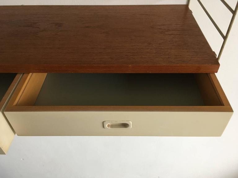 Nils Nisse Strinning for String Furniture shelf 1960 s