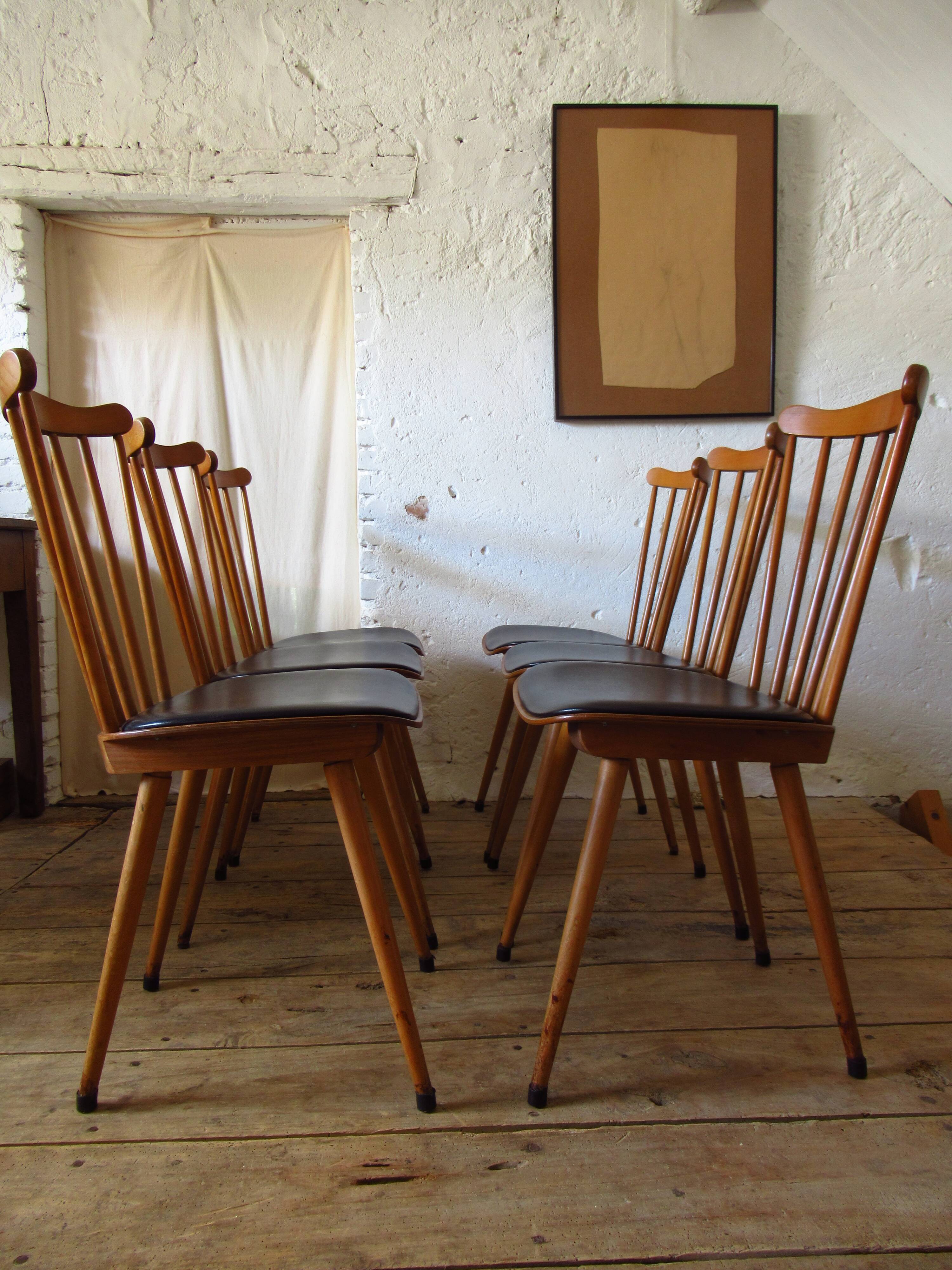 Baumann chairs, set of 6