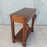 Restoration console in walnut