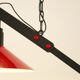 Danish suspension with balance counterweight
