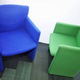 2 Chaises italiennes Fauteuil Centro Progetti Tecno Modèle S148