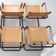 Lot 4 fauteuils Breuer B34